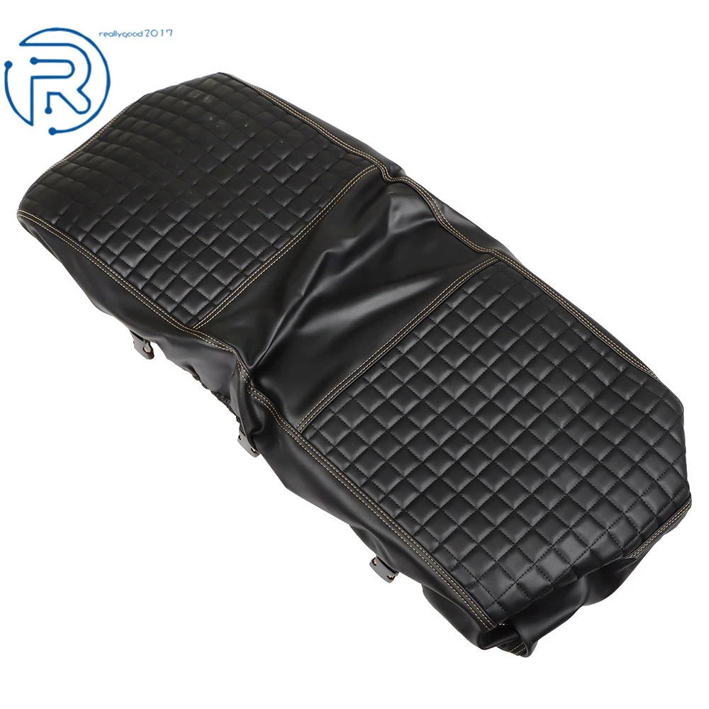 Vinyl Black Front & Rear Seat Covers for EZGO Medalist TXT (1994-2013)