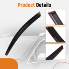 Set of 4 Window Visor Rain Guard Deflectors for Toyota RAV4 (2013–2018)