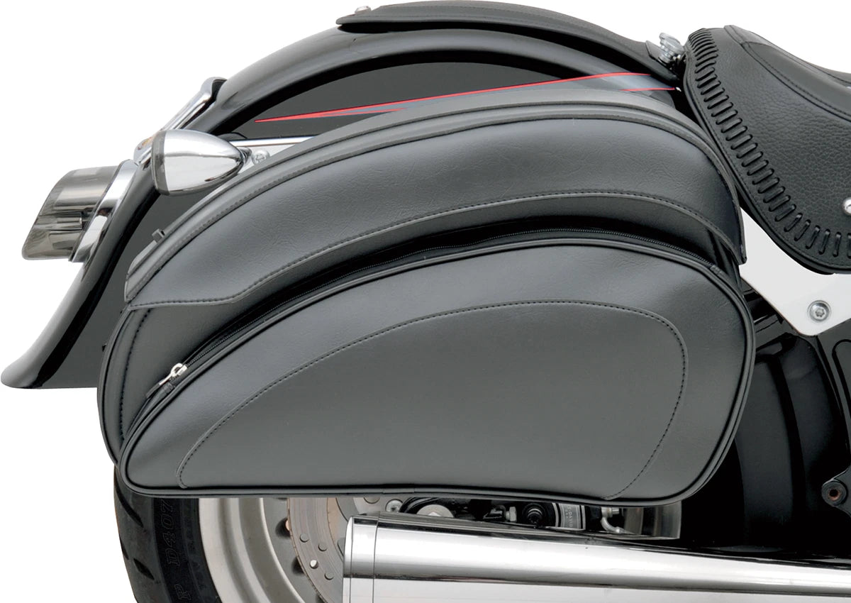 SADDLEMEN Deluxe Throwover Saddlebag for Motorcycle (EX000522)