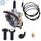 Carburetor & Throttle Cable for Honda XR50R CRF50F Z50 Z50A Z50R (2000–2023)