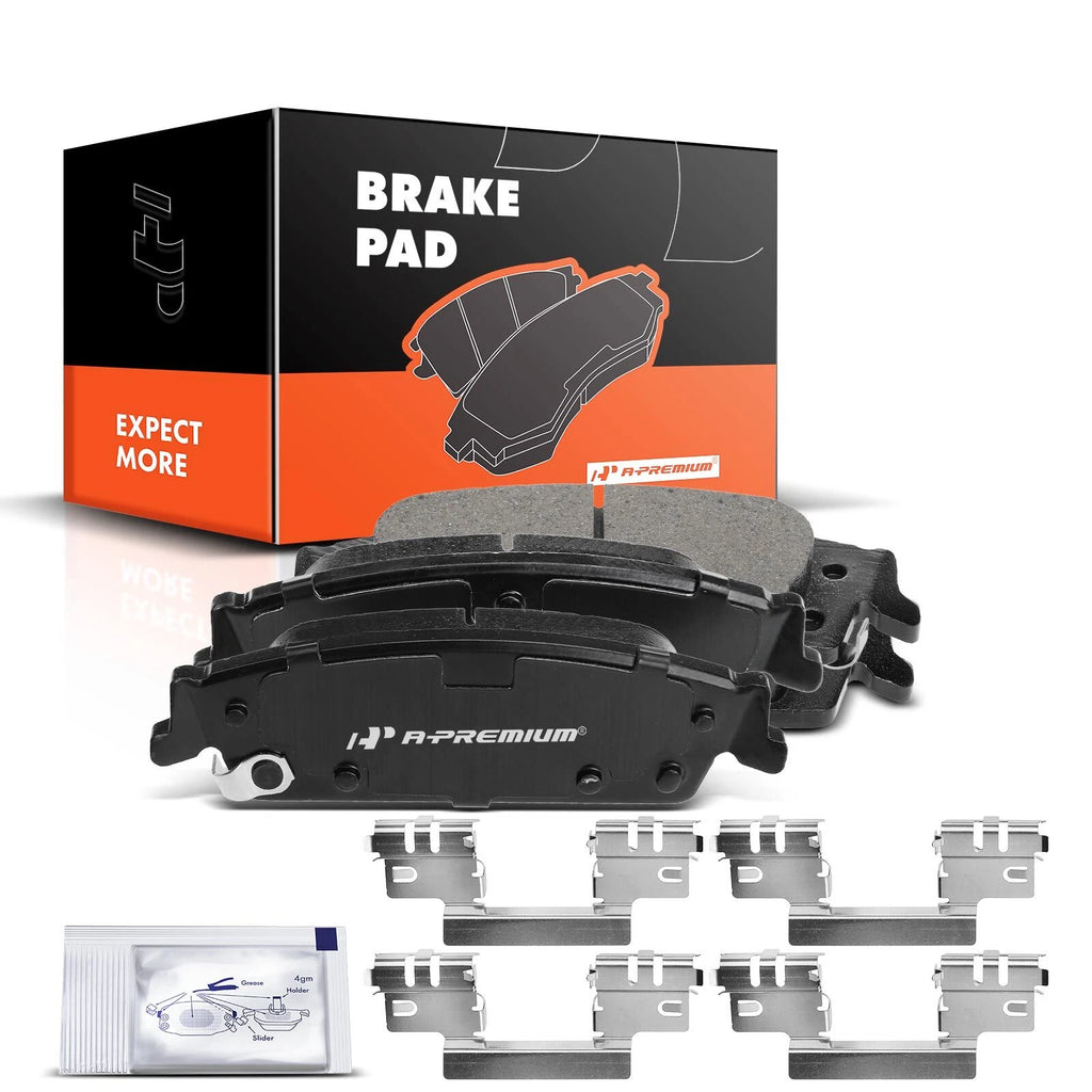 Set of 4 Front Ceramic Brake Pads for Subaru Impreza Legacy (1990–1996)