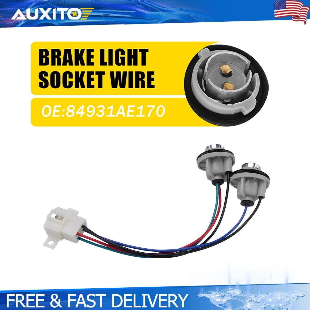 Brake Light Socket & Wire Harness for Subaru Legacy Outback (2000–2004)