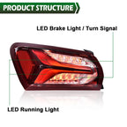 Left Side LED Tail Light Brake Lamp for Chevy Malibu (2019–2022)