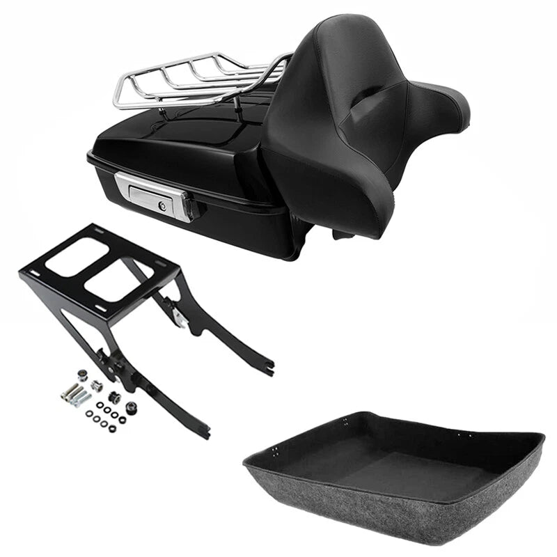 Chopped Trunk Backrest Rack Mount for Harley Heritage Classic (2018–2026)