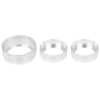 3 x AC Climate Control Ring Knob Trim Covers for Dodge Charger (2015-2023)
