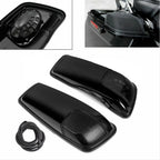 Saddlebag Lids with Speaker Cutouts for Harley Touring Road King Glide (2014–2024)