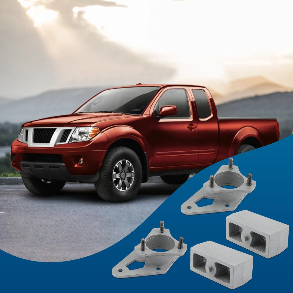 3" Front & 3" Rear Lift Kit Blocks & Spacers for Nissan Frontier (2005–2022)