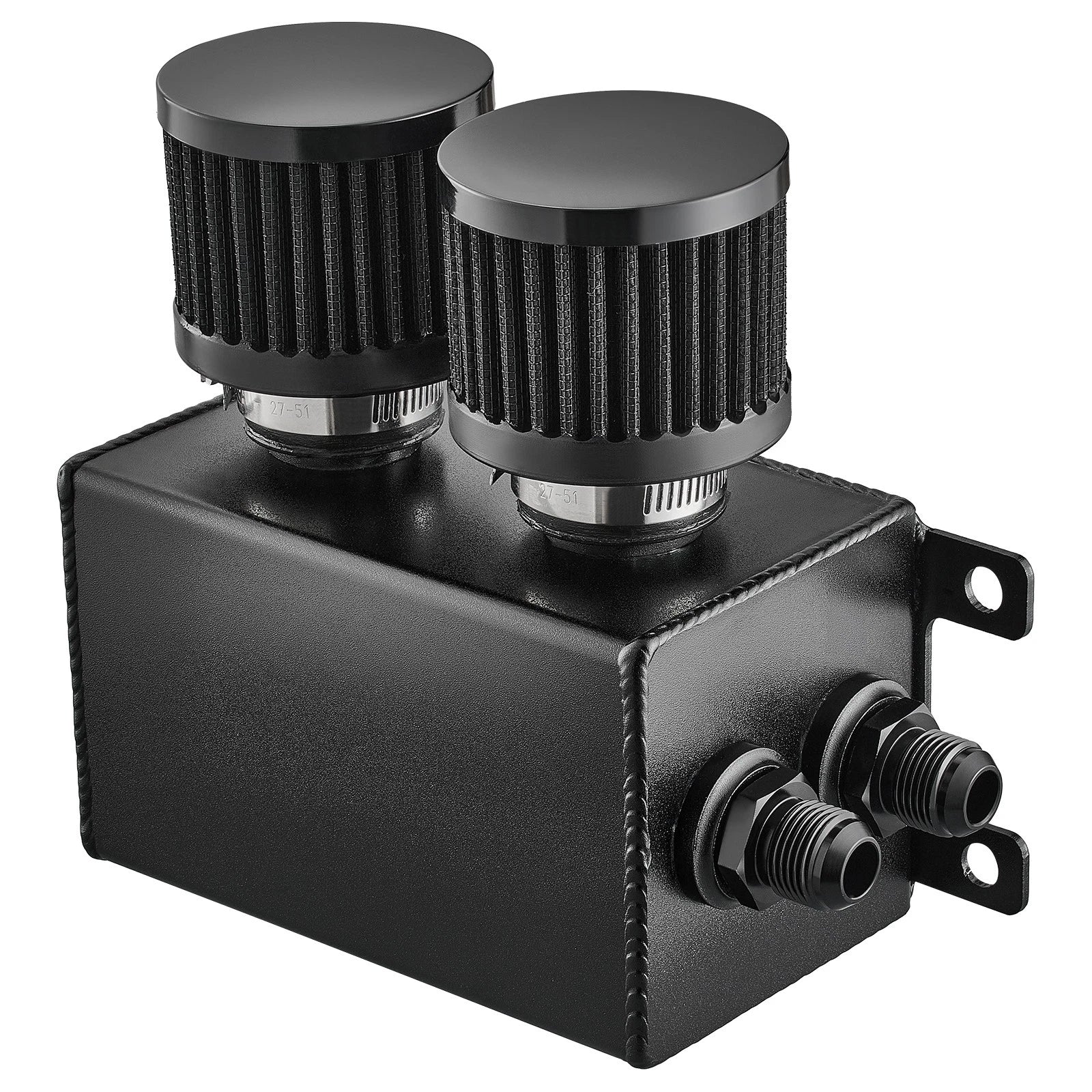 10AN Oil Catch Can Reservoir Tank Kit for Universal Applications (2 Port)