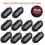 10Pc LED License Plate Light Bulb for Universal Cars and Trucks