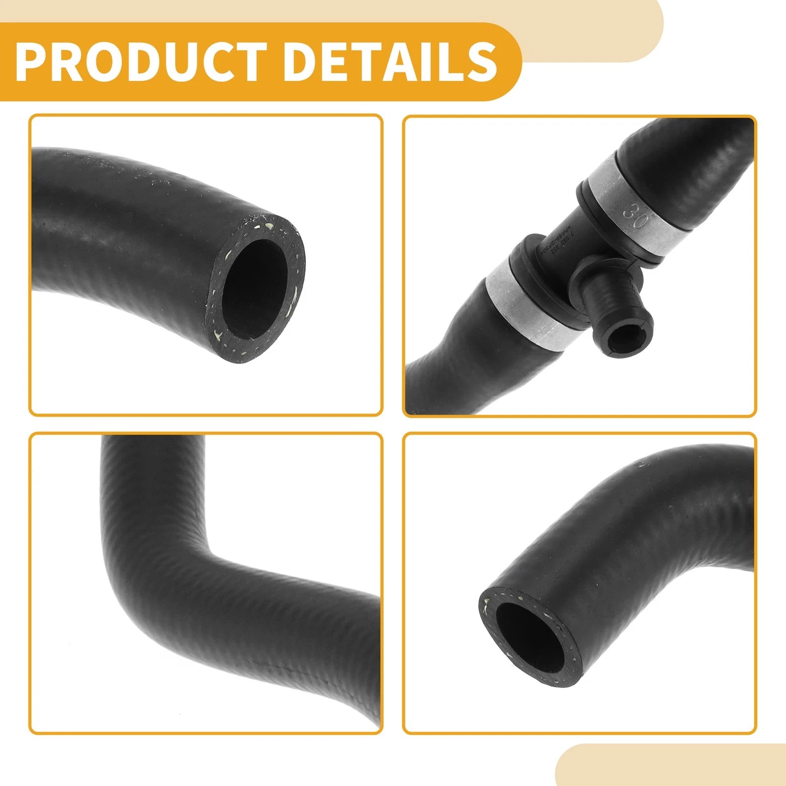Radiator Hose for BMW X5 (2011–2013), X6 (2011–2014) No. 11537589949 Rubber