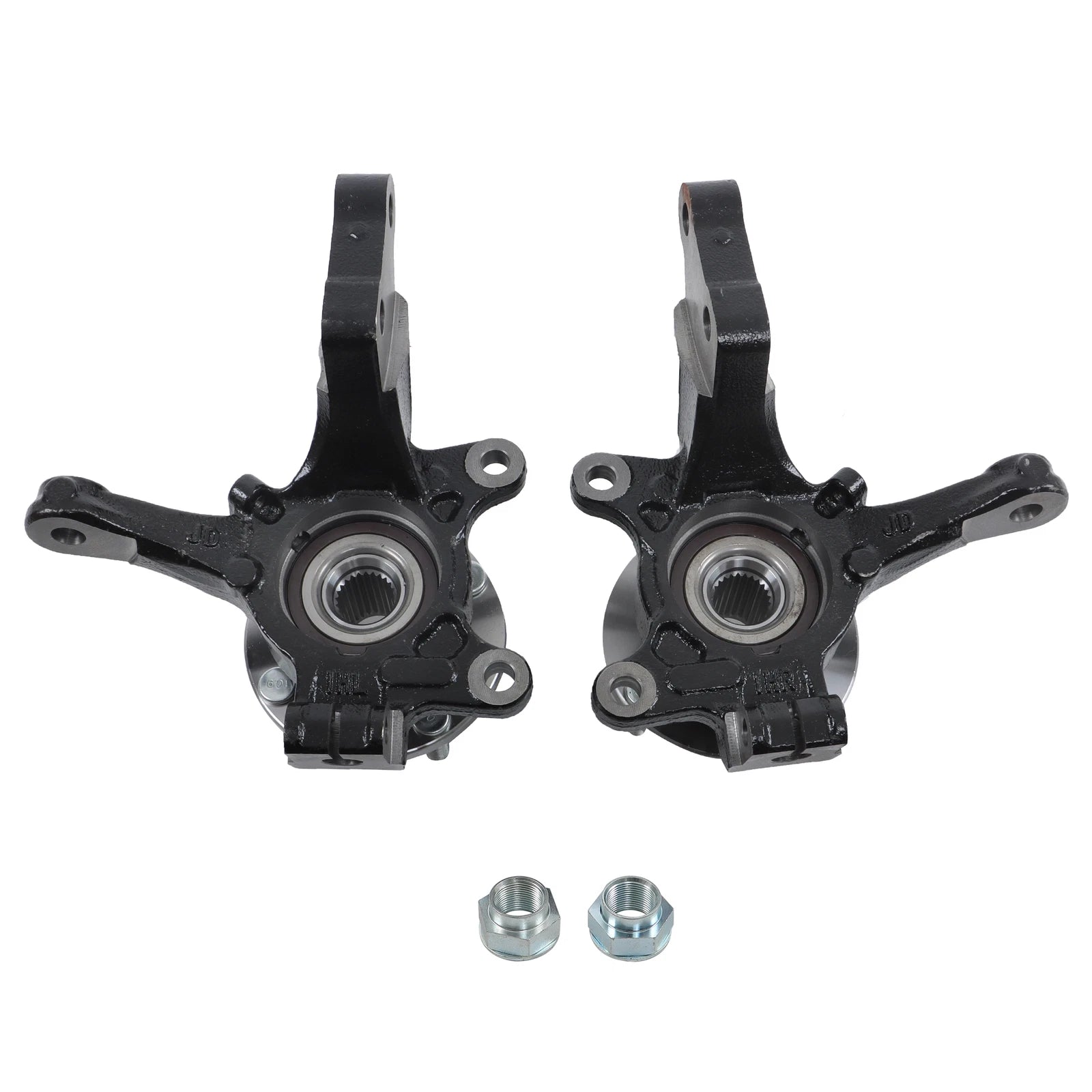 2X Front Knuckle & Wheel Hub Bearing for Nissan Versa (2014-2019)