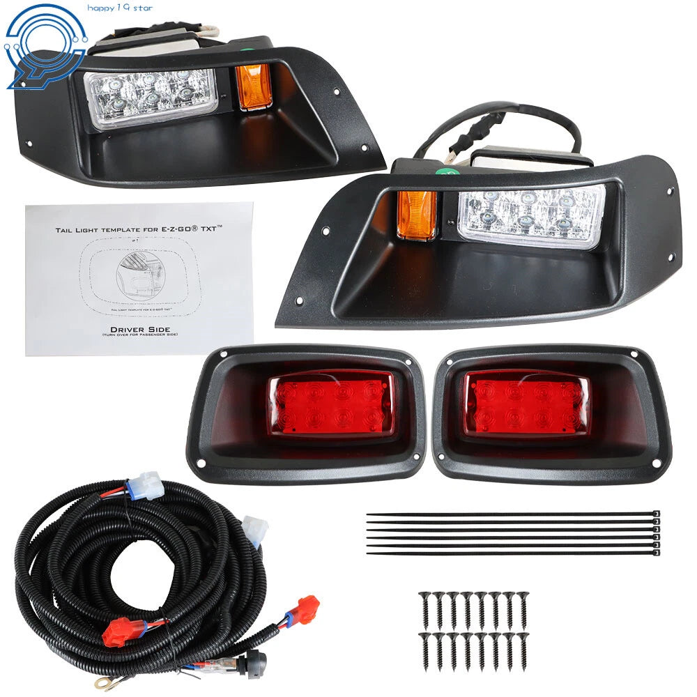 LED Light Kit for EZGO TXT Golf Cart (1996–2013)