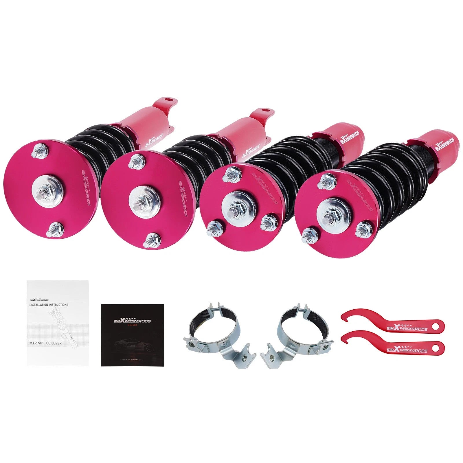 MaXpeedingrods COILOVER STRUT SHOCK SUSPENSION KIT FOR Honda Accord 90-97
