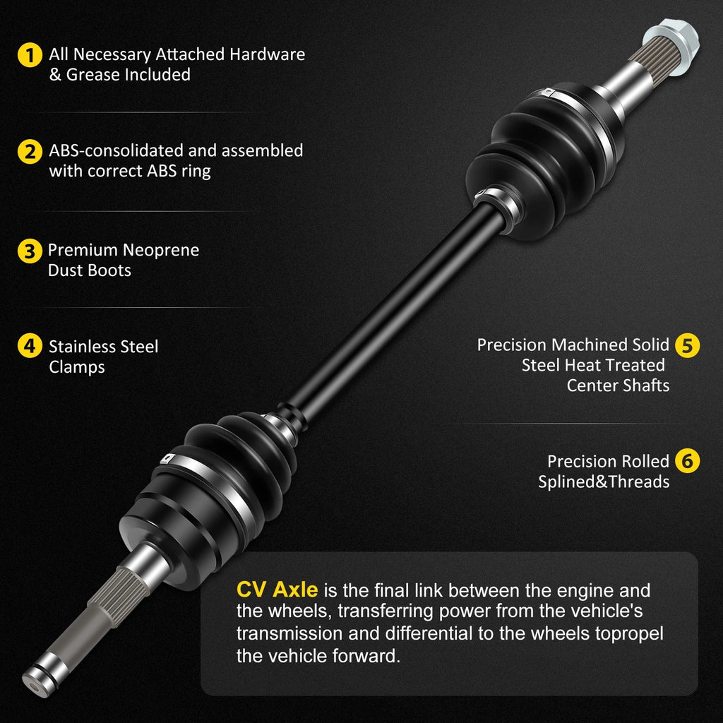 Front Passenger CV Axle for Yamaha Rhino 450 660 (2006–2007)