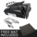 Matte Black Razor Trunk Pad Rail Mount for Harley Touring Road Glide (2009–2013)