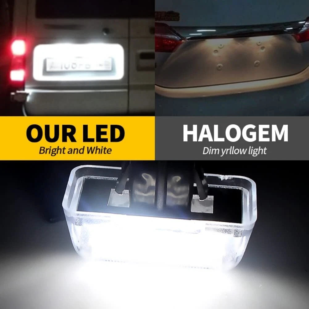 2X LED License Plate Lights for Ford Transit Connect (MK6 MK7)