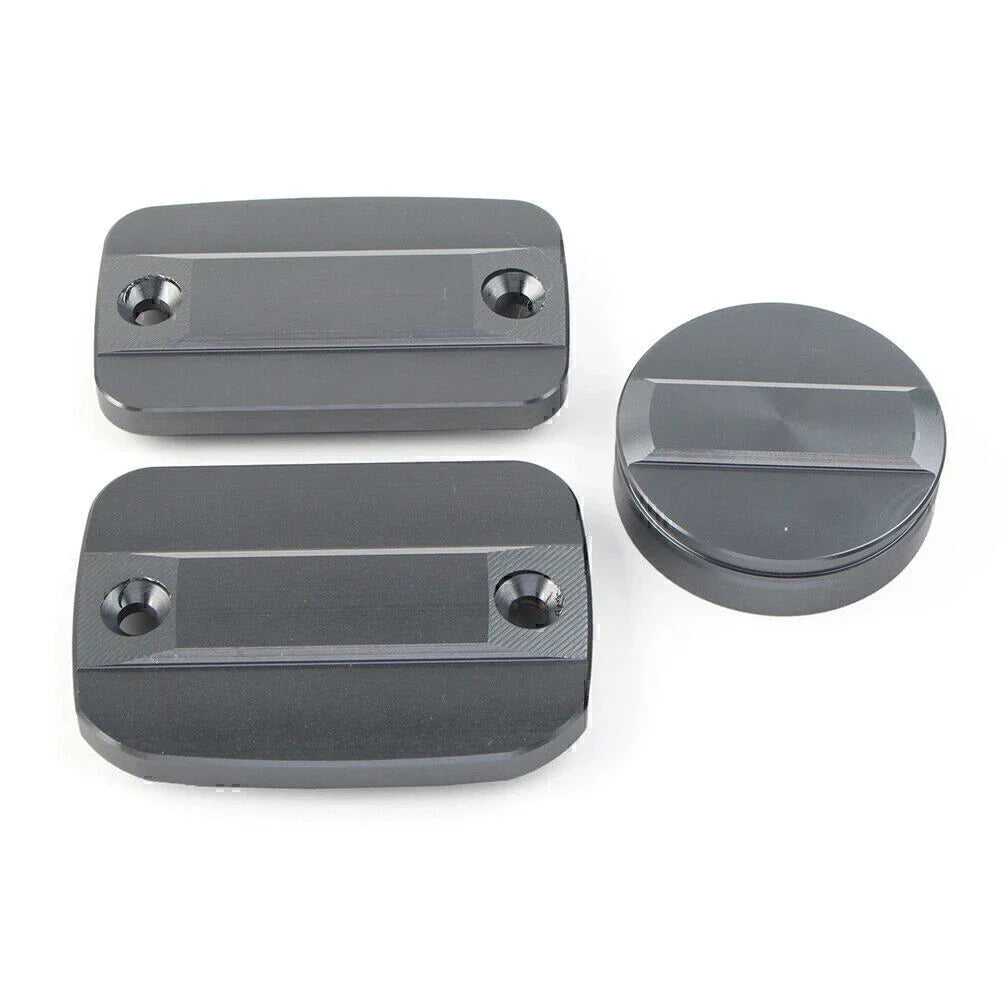 Front Brake Clutch Fluid Reservoir Cap & Rear Brake Cover for Scrambler 1100 800