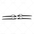 Carbon Fiber Door Handle Decor Strips for Jeep Grand Cherokee (2011–2020)