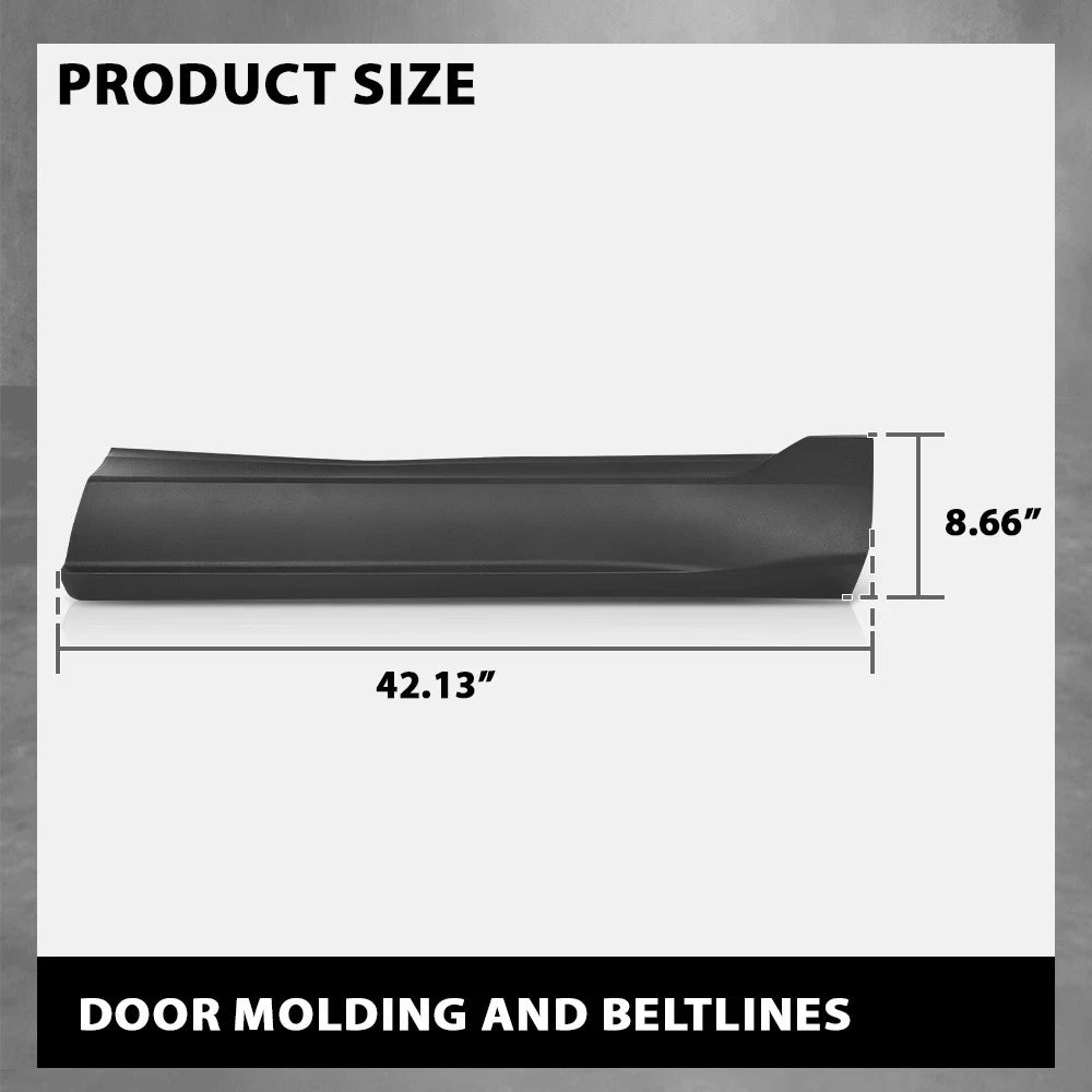 Front Right Door Molding and Beltlines for Ford Edge (2015–2023)