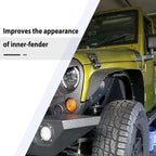 Front Inner Fender Liners for Jeep Wrangler JK JKU (2007–2019) Aluminum