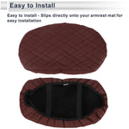 Center Console Cover 1 Pc Wine Red for BMW X3 (2018 - 2024)