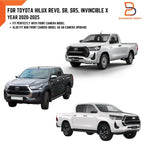 Chrome LED Front Grille for Toyota Hilux Revo Ute (2020-2025)