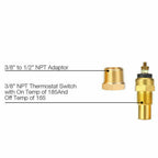 Electric Fan Thermostat Switch for Car Engine Cooling - Hexagonal Nut
