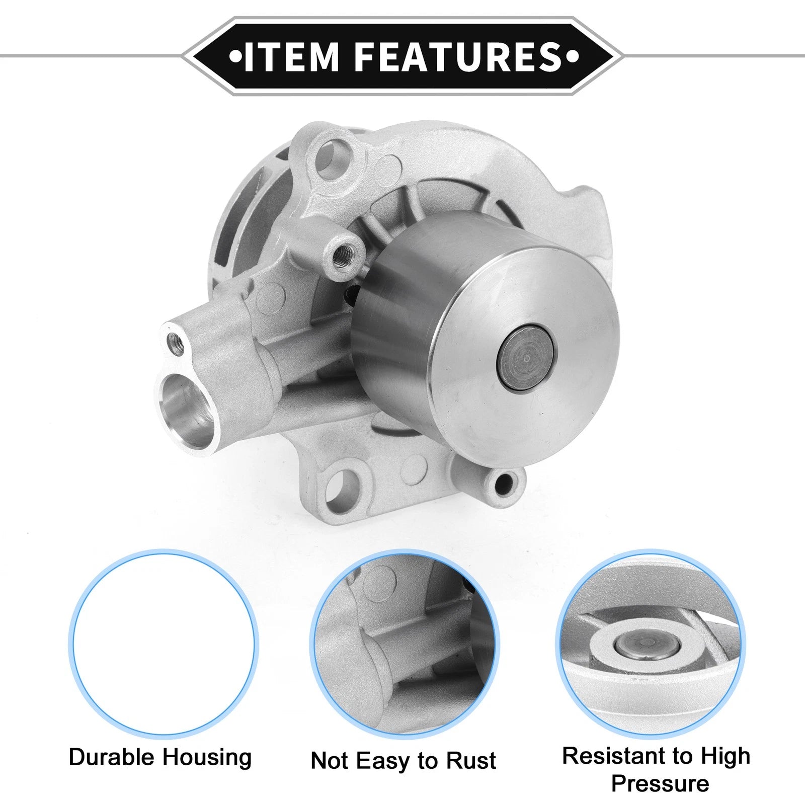 Water Pump for Audi A3 (2015–2016) & Volkswagen Golf (2015) No. 04L121011E/04L121011L
