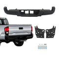 Rear Step Bumper for Toyota Tacoma (2016–2023) - Powdercoated Black Steel