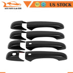 Set of 2 Door Handle Covers for Dodge Grand Caravan (2008–2020) Carbon Fiber