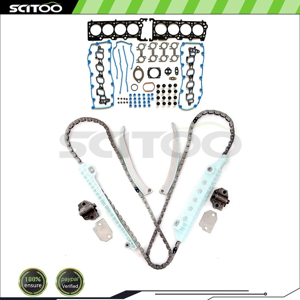 Timing Chain Kit with Head Gasket Set for Ford Mustang 4.6L (1994–2004)