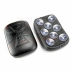 Cross Style Solo Pillion Passenger Pad Seat for Harley Dyna