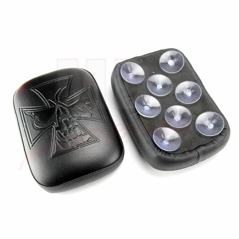 Cross Style Solo Pillion Passenger Pad Seat for Harley Dyna