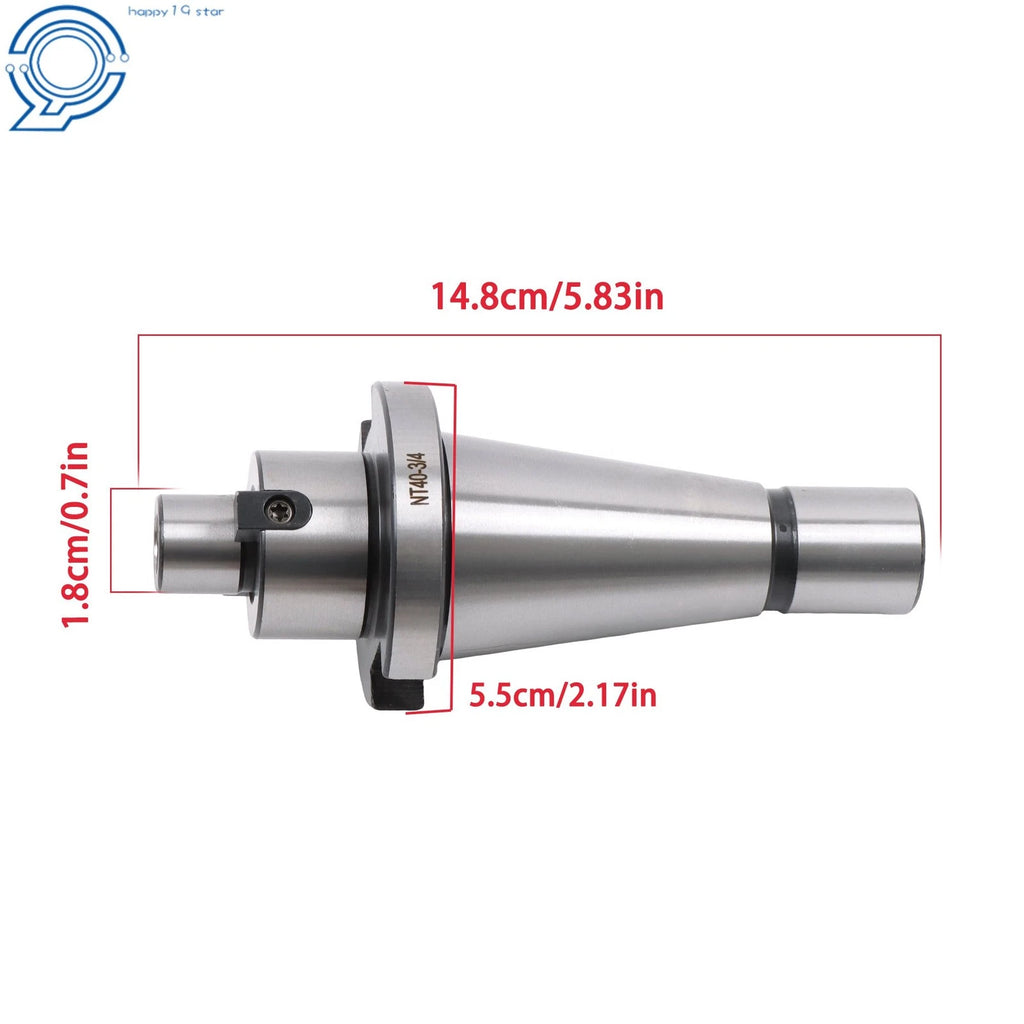 Shell Mill Holder for NMTB 40 Taper (0.0002" Precision)