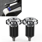 7/8" CNC Handlebar Grips & End Cap Plugs for Dirt Bike