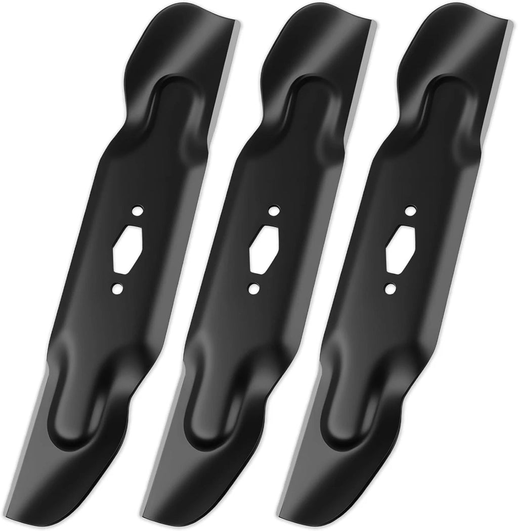 3Pcs 17.25" High Lift Lawn Mower Blades for Troy Bilt Craftsman Cub Cadet
