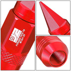 Set of 20 J2 Aluminum M12 X1.25 Open/Closed End Lug Nuts 21mm OD 81mm Height