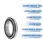 Deep Groove Ball Bearings 70x110x20mm for Scooter Skateboard (6014NR2RS)