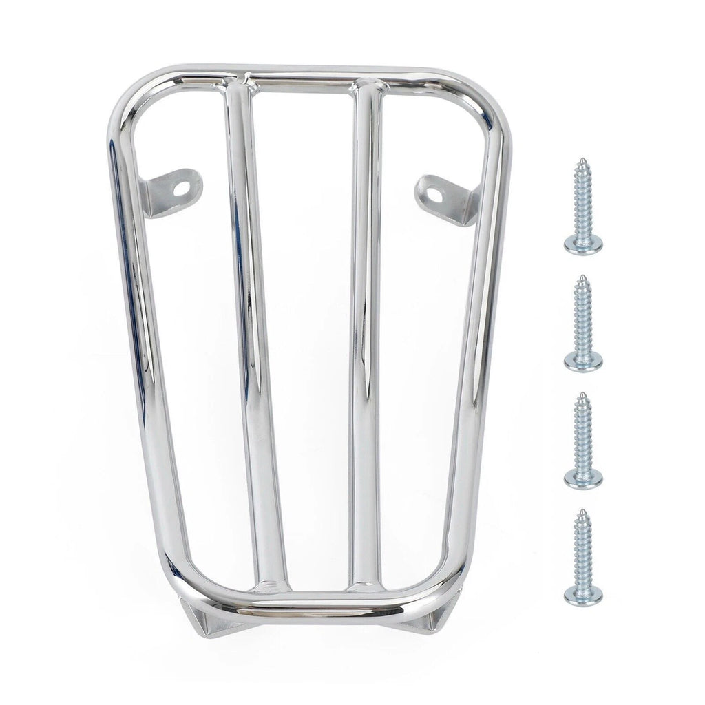 Chrome Floor Board Luggage Carry Support Rack for Vespa Primavera Sprint 125 (2014–2023)