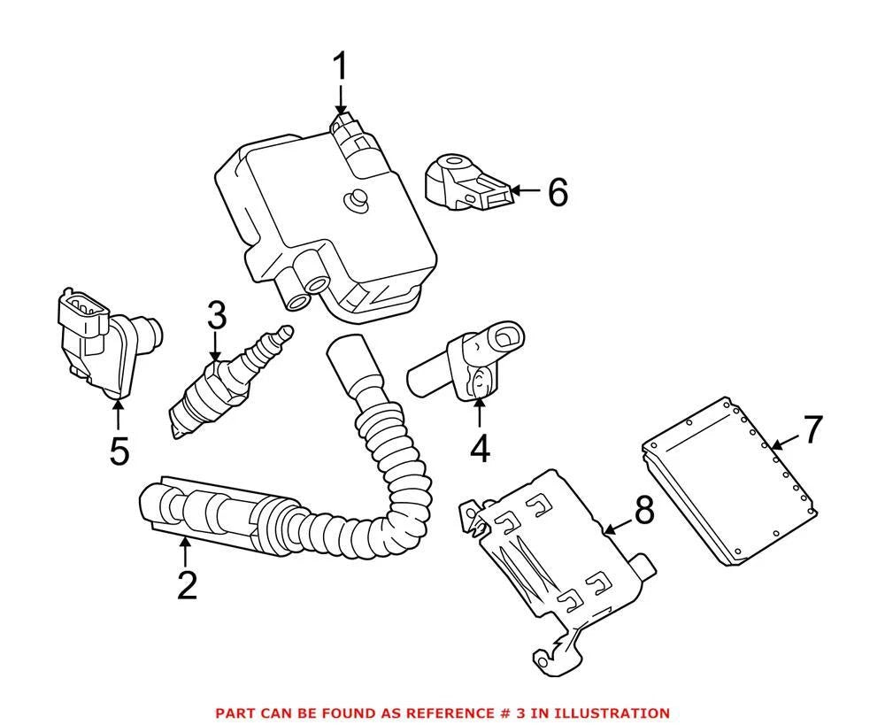 Genuine OEM Spark Plug 0031599403 for Mercedes-Benz