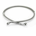 Brake Oil Hose Line for Motorcycle (33", Stainless Steel, Banjo Fitting)