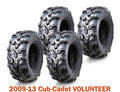 Set of 4 ATV Tires 25x10-12 for Cub Cadet Volunteer (2009–2013)
