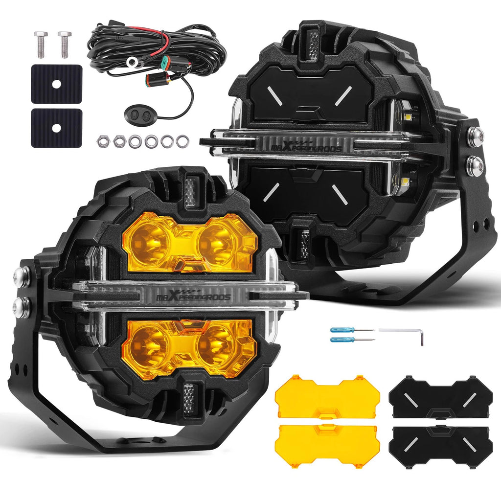 2X LED Driving Light Pods for Off Road Vehicles (IP68, 178W)