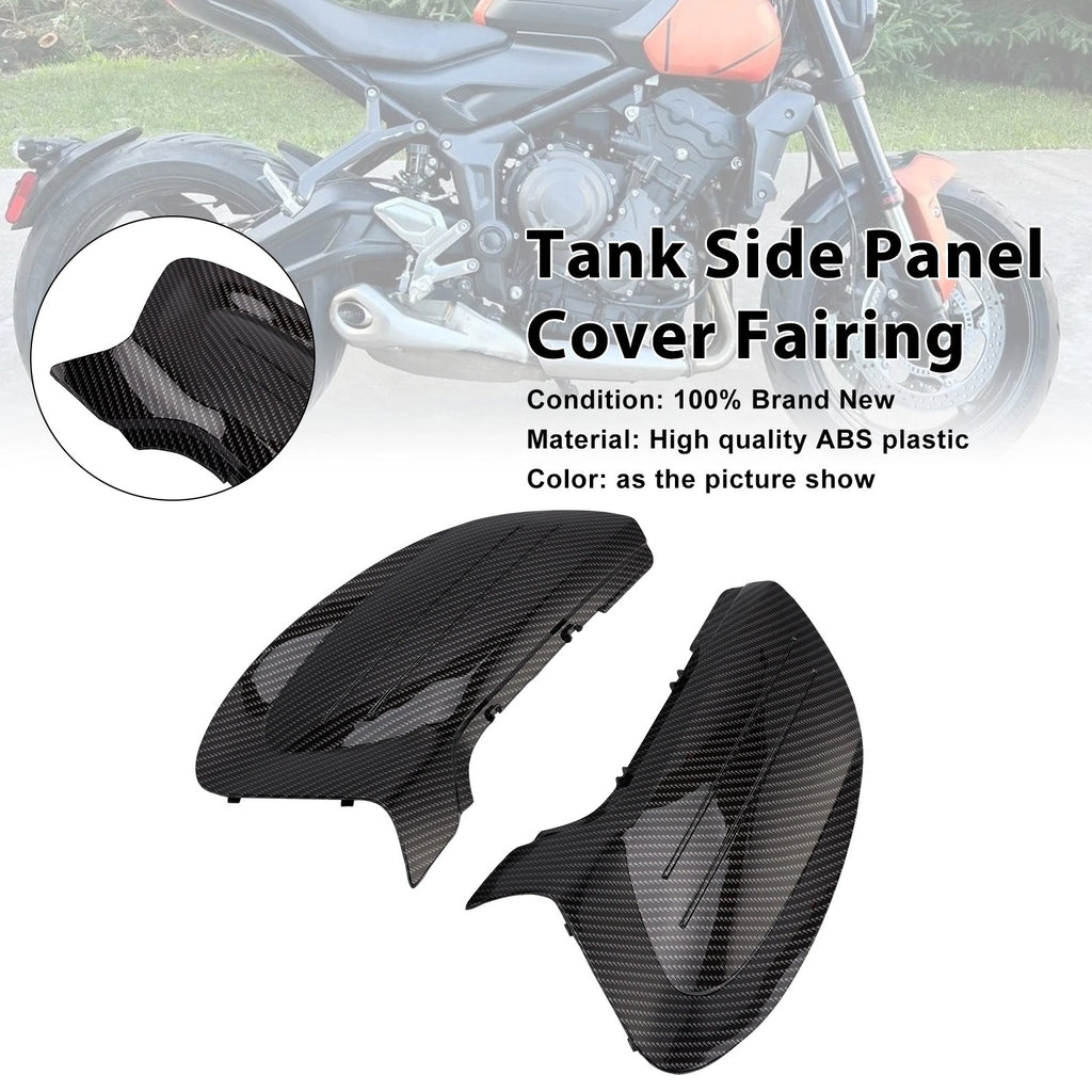 Tank Side Cover Panel Fairing for Trident 660 (2022–2025) Carbon