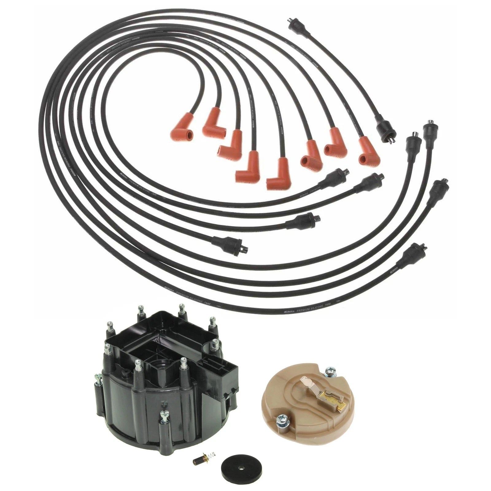 Distributor Rotor Cap & Wires Kit ACDelco for C15 C25 K15 (5.7L V8)
