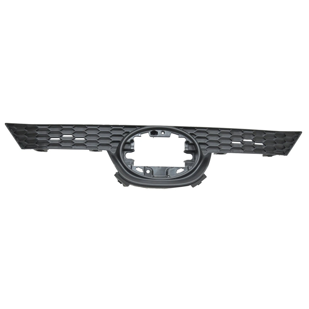 Front Upper Grille Replacement Textured Plastic with Emblem Hole for Ford