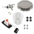 7 Gallon Fuel Gas Tank with Petcock Filter Gauge Cap for Generator