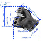Exhaust Manifold with Gaskets for Nissan D21 Pickup (1990–1997)