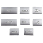 8X Console AC Buttons Cover Trim for Mercedes E Class W212, C207 (2009–2015)