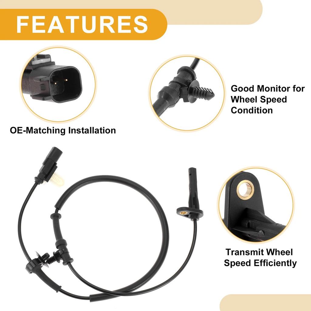 ABS Wheel Speed Sensor for Chevrolet Colorado (2015–2020) No. 84137901